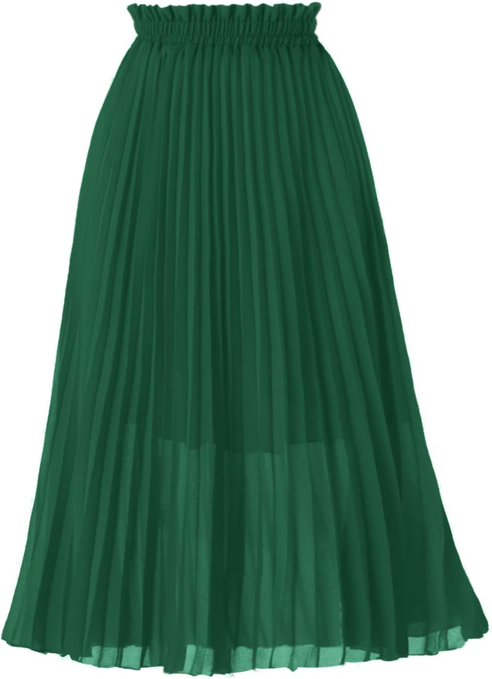 GOOBGS Women's Skirt, Special Pleated A-Line Skirt with High Waist, Innovative S...