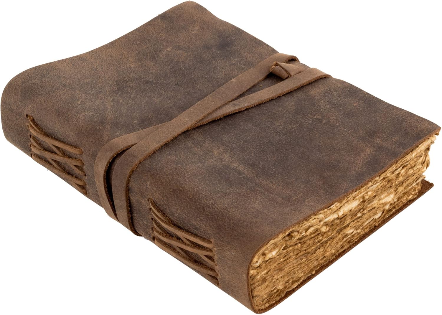 Moonster Vintage Leather Journal, Special Handmade Journal with 240 Pages Tree-F...