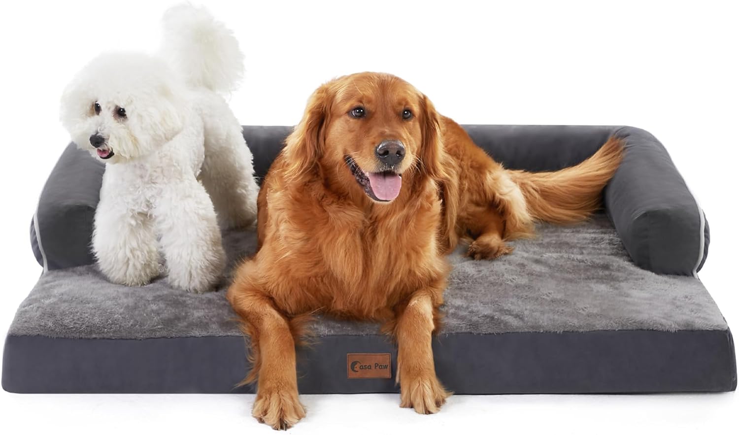 Orthopedic Dog Beds for Extra Large Dogs, Memory Foam Dog Couch Bed with Comfy B...