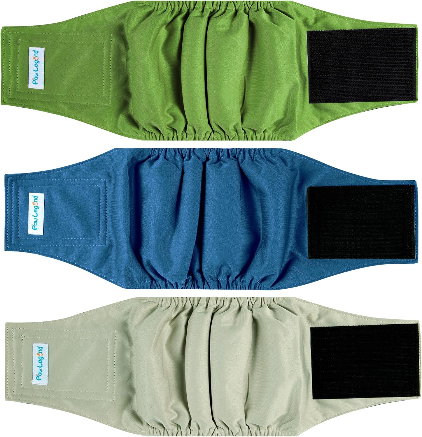 Paw Legend Washable Dog Belly Band Wrap Diapers for Male Dog | High Absorbing Pu...