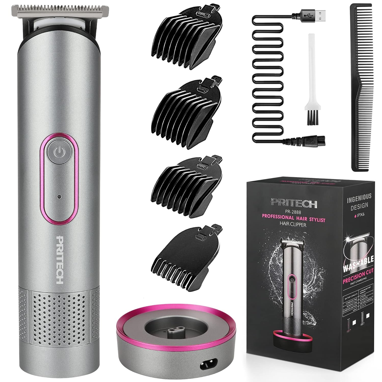 PRITECH Hair Trimmer, Special Hair Trimmer for Women, High-Quality Waterproof Tr...