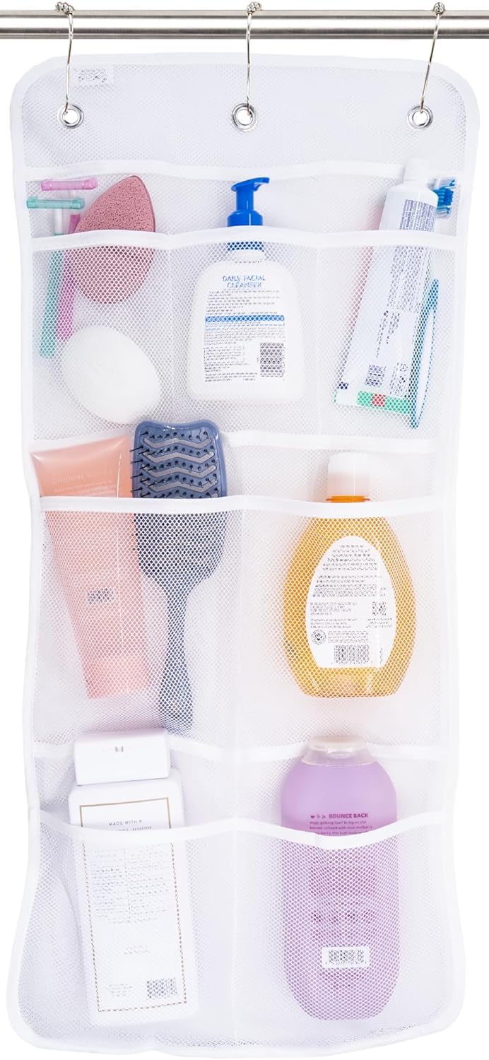 S&T INC. Shower Organizer, Shower Caddy or Bathroom Organizer with Quick Drying...