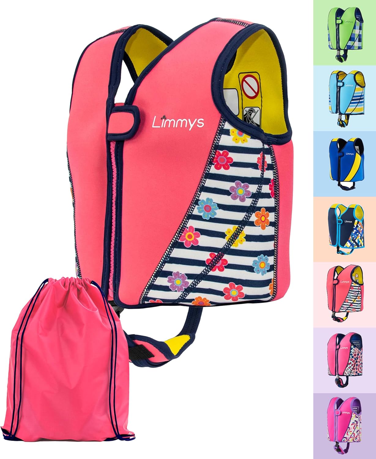 Limmys Premium Neoprene Swim Vest for Children - Ideal Buoyancy Swimming Aid for...
