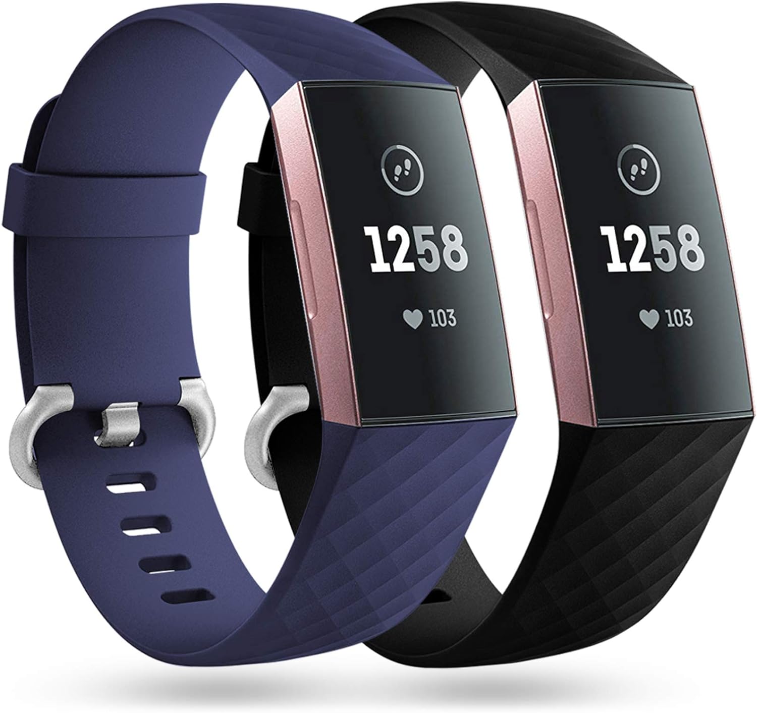 Faliogo Replacement Strap, High-Quality Straps Compatible with Fitbit Charge 3 &...