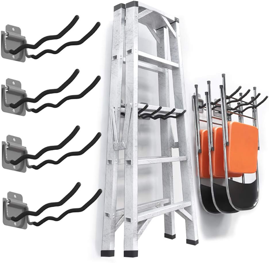 TORACK Garage Hooks, Special Tool Organizer for 4 Pack, Innovative Heavy Duty St...