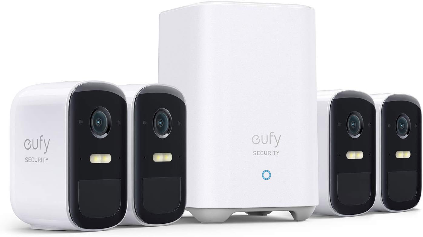 eufy security, eufyCam 2C Pro 4-Cam Kit, Wireless...