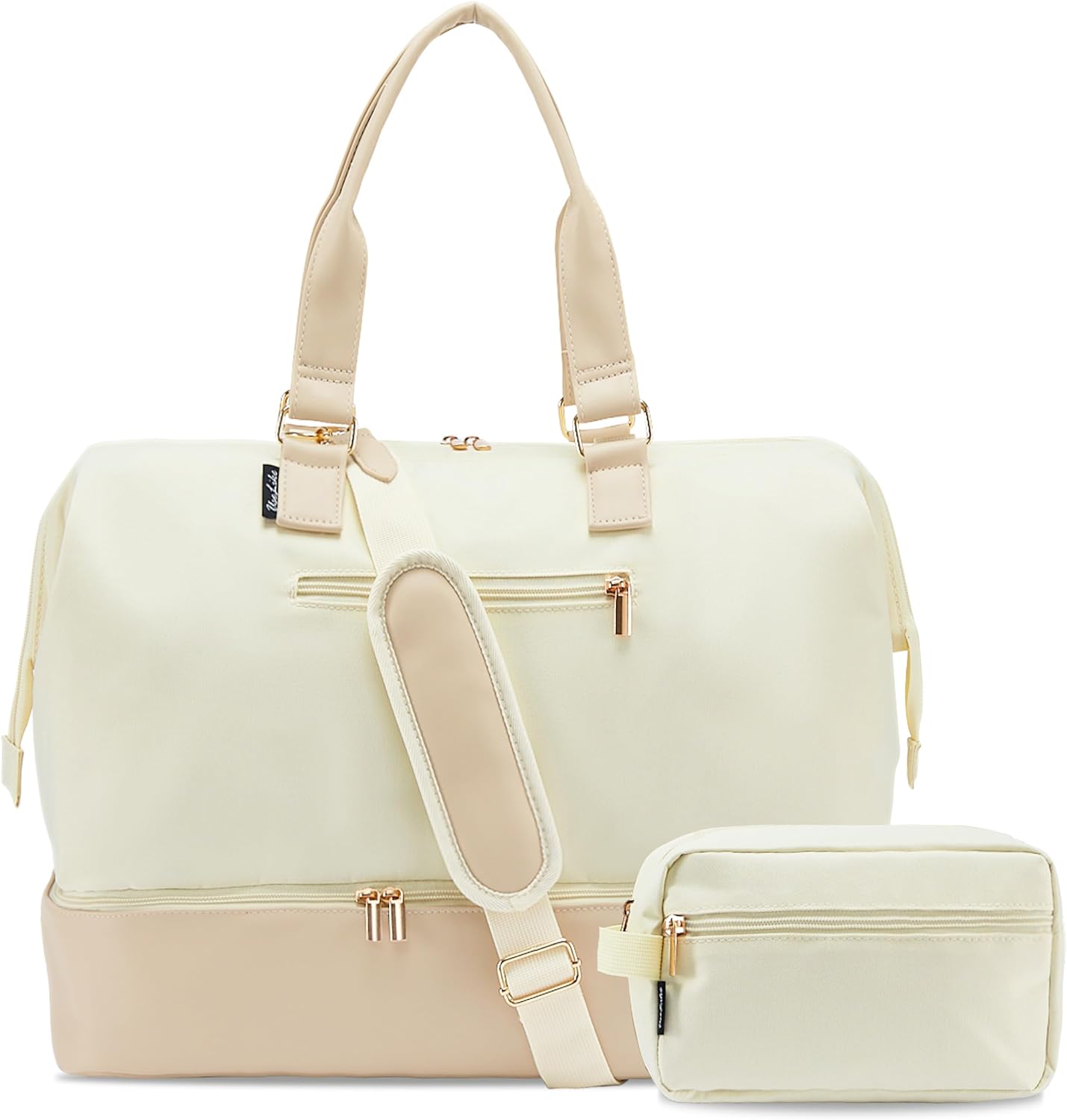 Weekender Bags for Women, Large Travel Duffel Bag with Shoes Compartment, Carry...