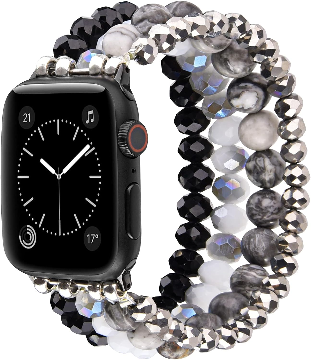 CAGOS Bracelet, Special Compatible with Apple Watch Band, Unique Beaded Dressy i...