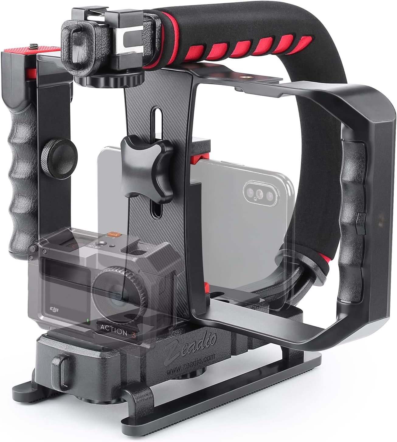Zeadio Video Handheld Stabilizer, Special Smartphone Video Cage Rig, Innovative...