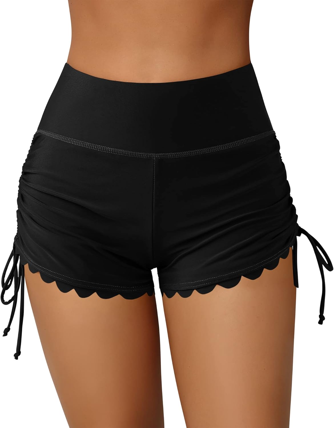 ATTRACO Women Swim Shorts, Special High Waisted Swimwear, Innovative Swimsuit Sh...