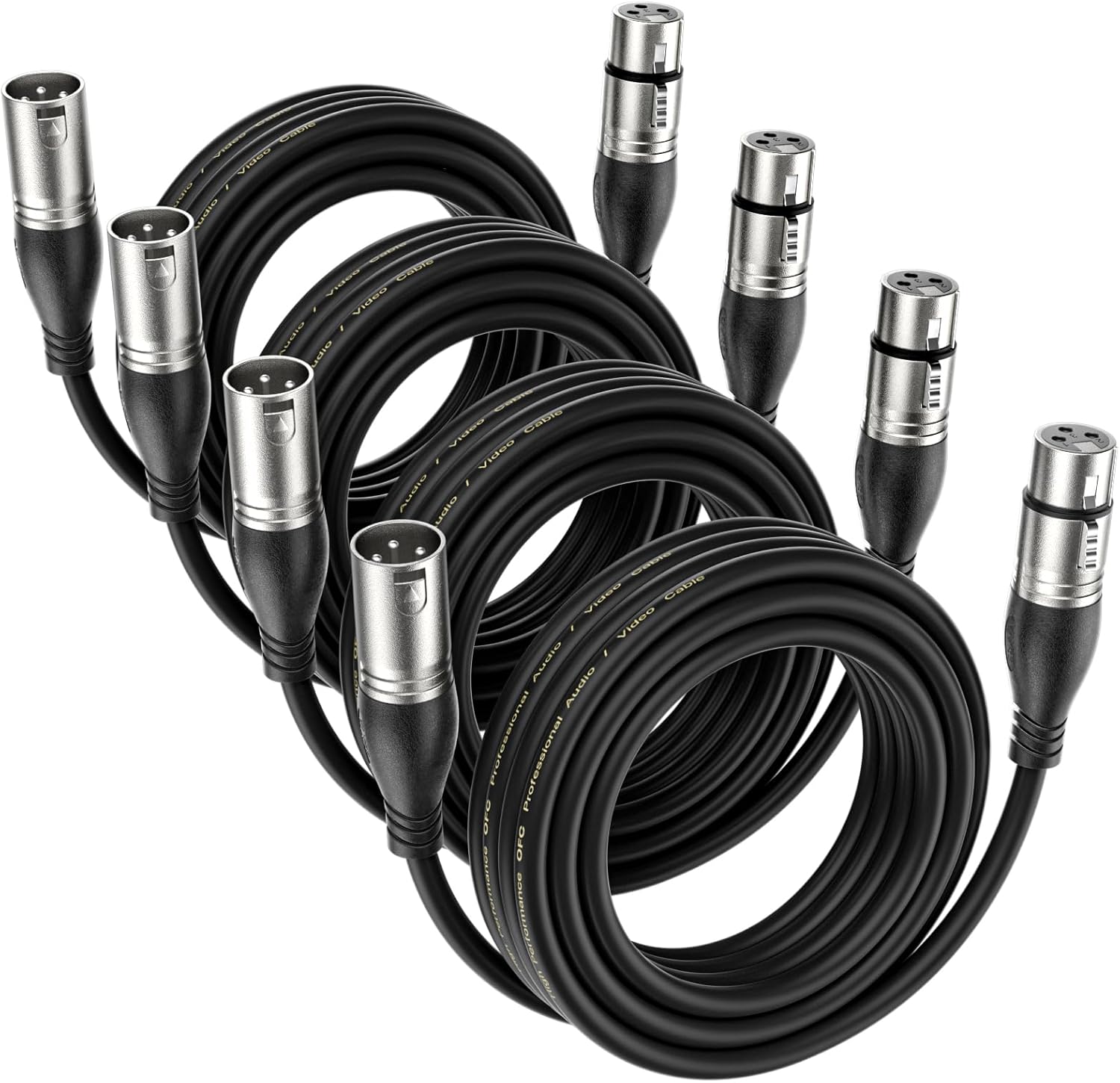 EBXYA XLR Cable, Special XLR Male to Female Cable for 5M, High-Quality Microphon...