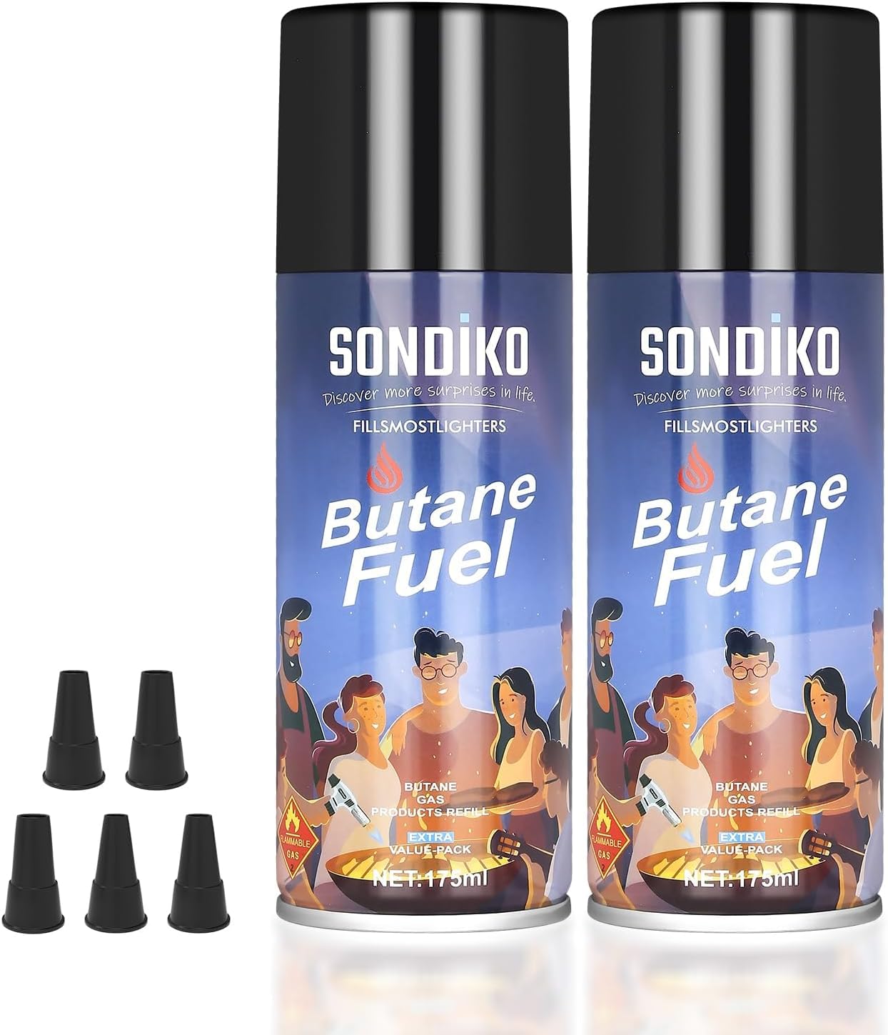 Sondiko Butane Refill, Special Lighter Fluid Refill, Innovative Butane Refill fo...