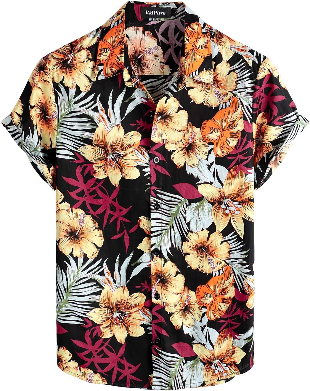 VATPAVE Mens Shirts, Special 100% Cotton Hawaiian Shirts for Summer, Innovative...