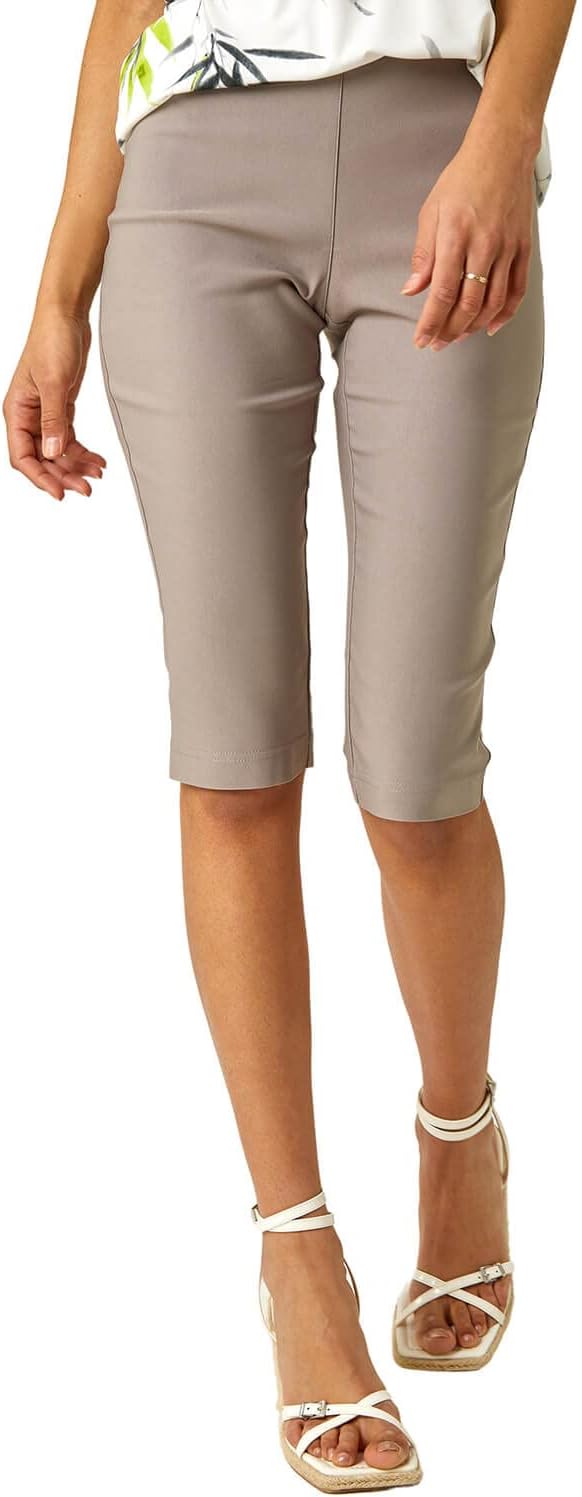 Roman Originals Knee Length Shorts, Special Crop Trousers for Women UK, Innovati...