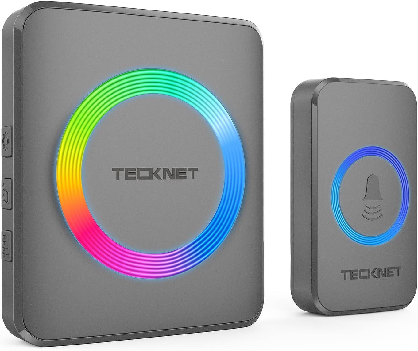 TECKNET Wireless Doorbell, Special Door Chime Kit with IP65 Waterproof, Long-Ran...