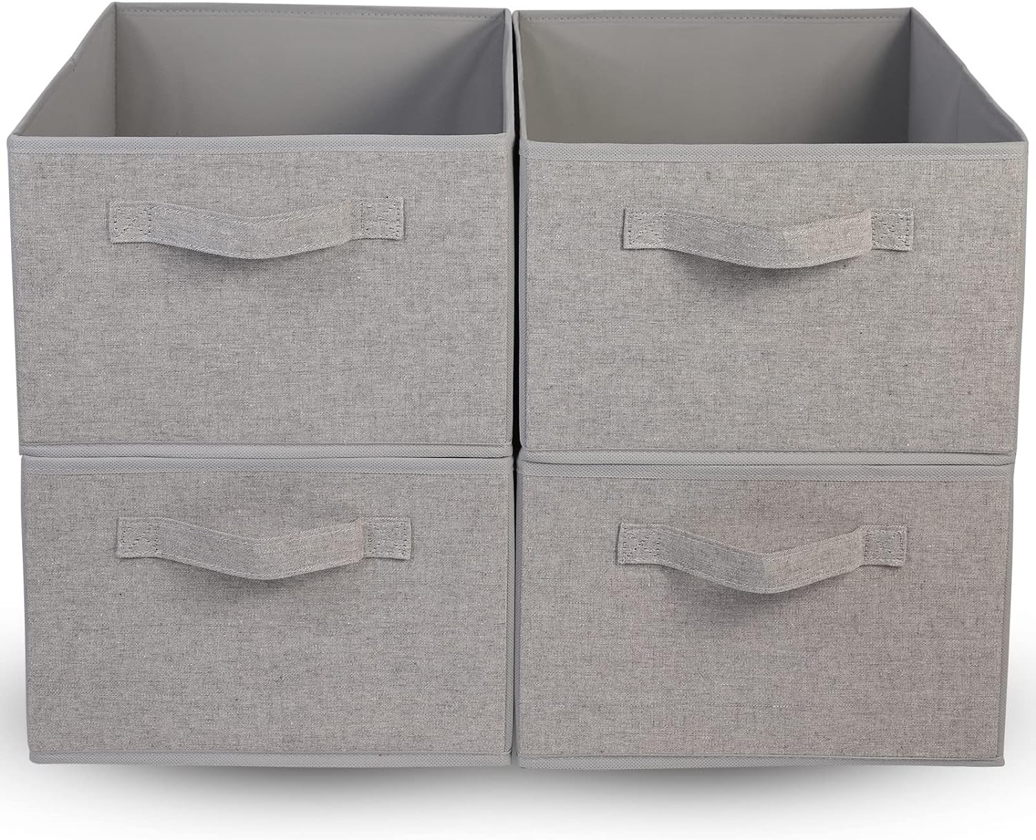 OVAKIA 4 PCS Clothes Drawer Organisers Large Capacity Foldable fabric Storage Bo...