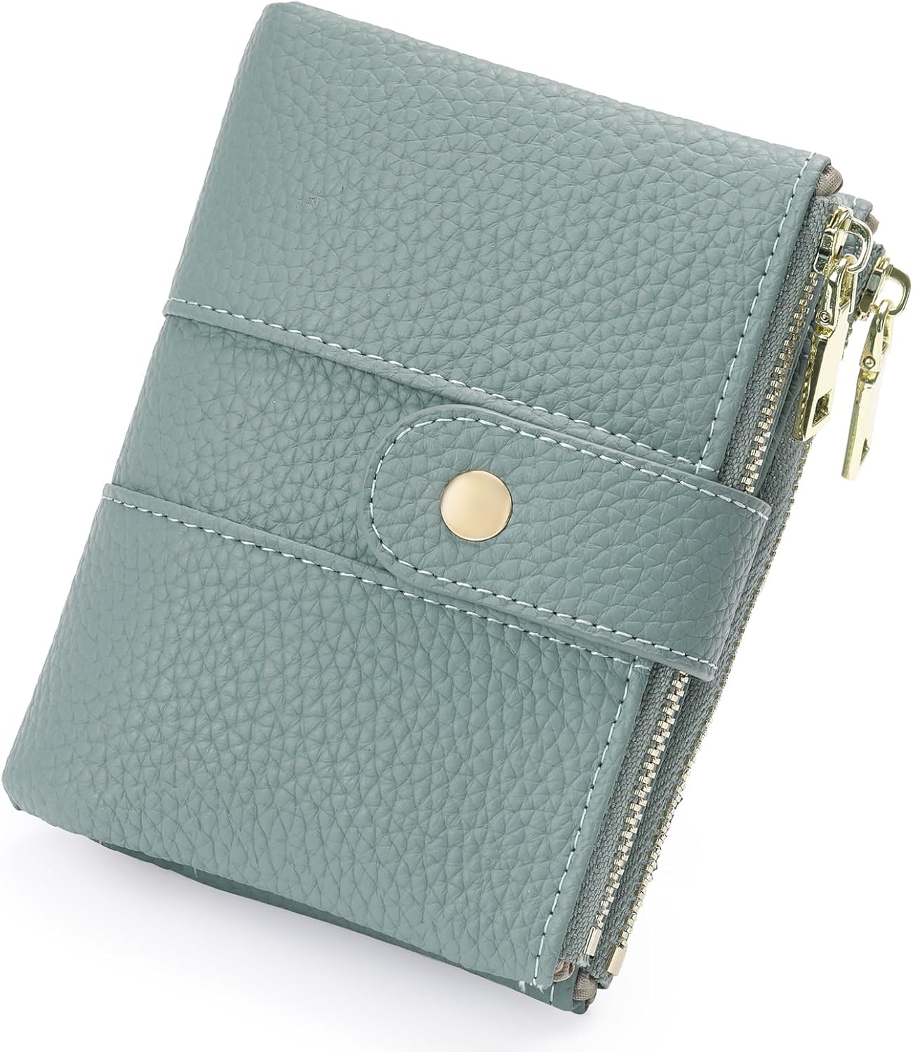 GOIACII Small Wallet for Women with Double Zipper Pocket RFID Blocking Ladies Wa...