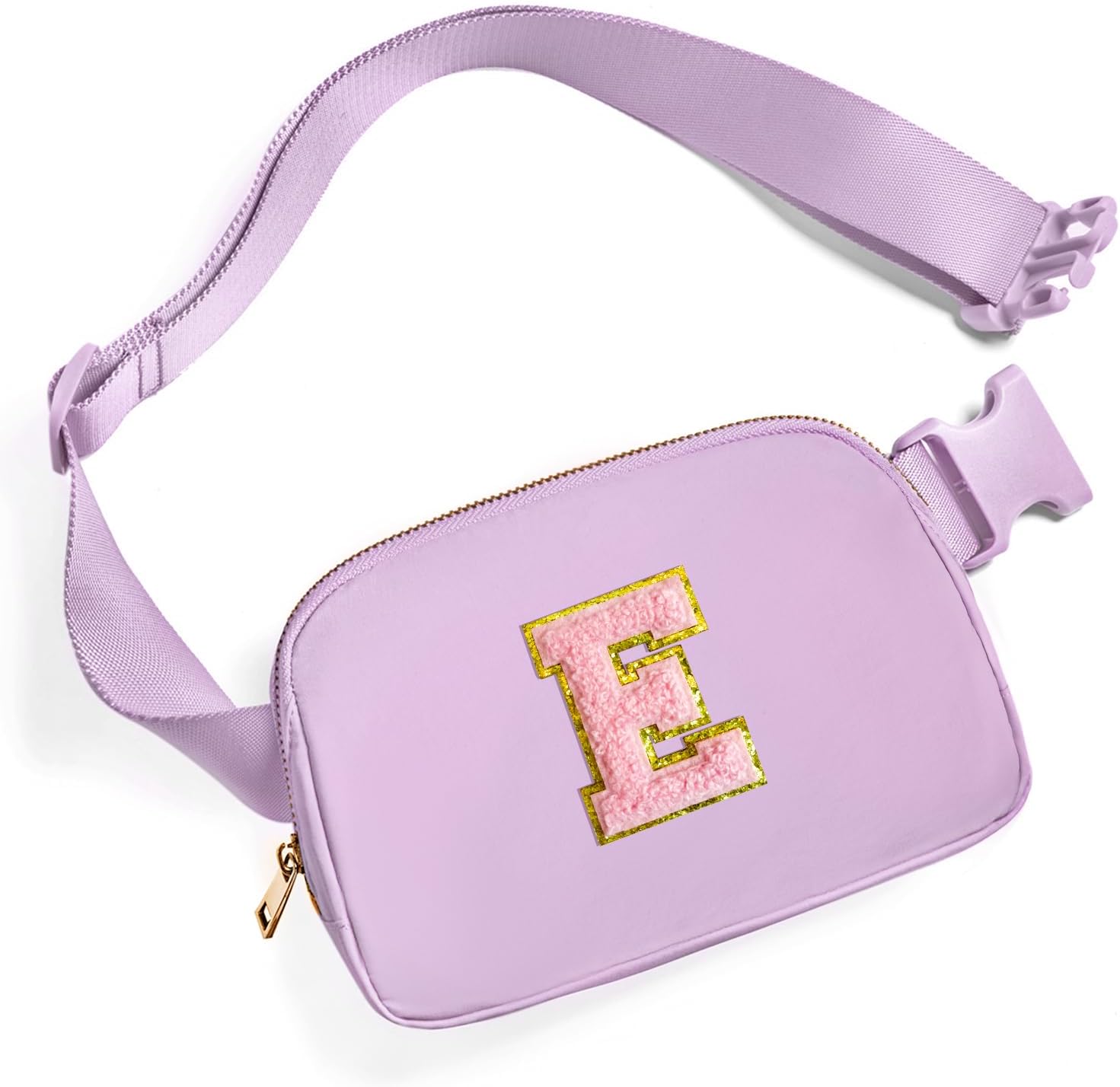 Gitus Belt Bag Fanny Pack Crossbody Bags with Initial Letter Patch Cute Stuff Bi...
