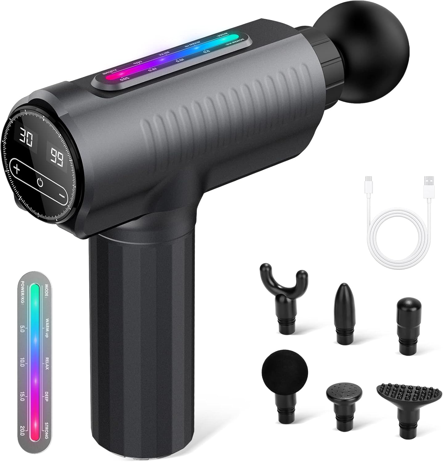 Uplayteck Massage Gun Deep Tissue - 30 Speeds Powe...