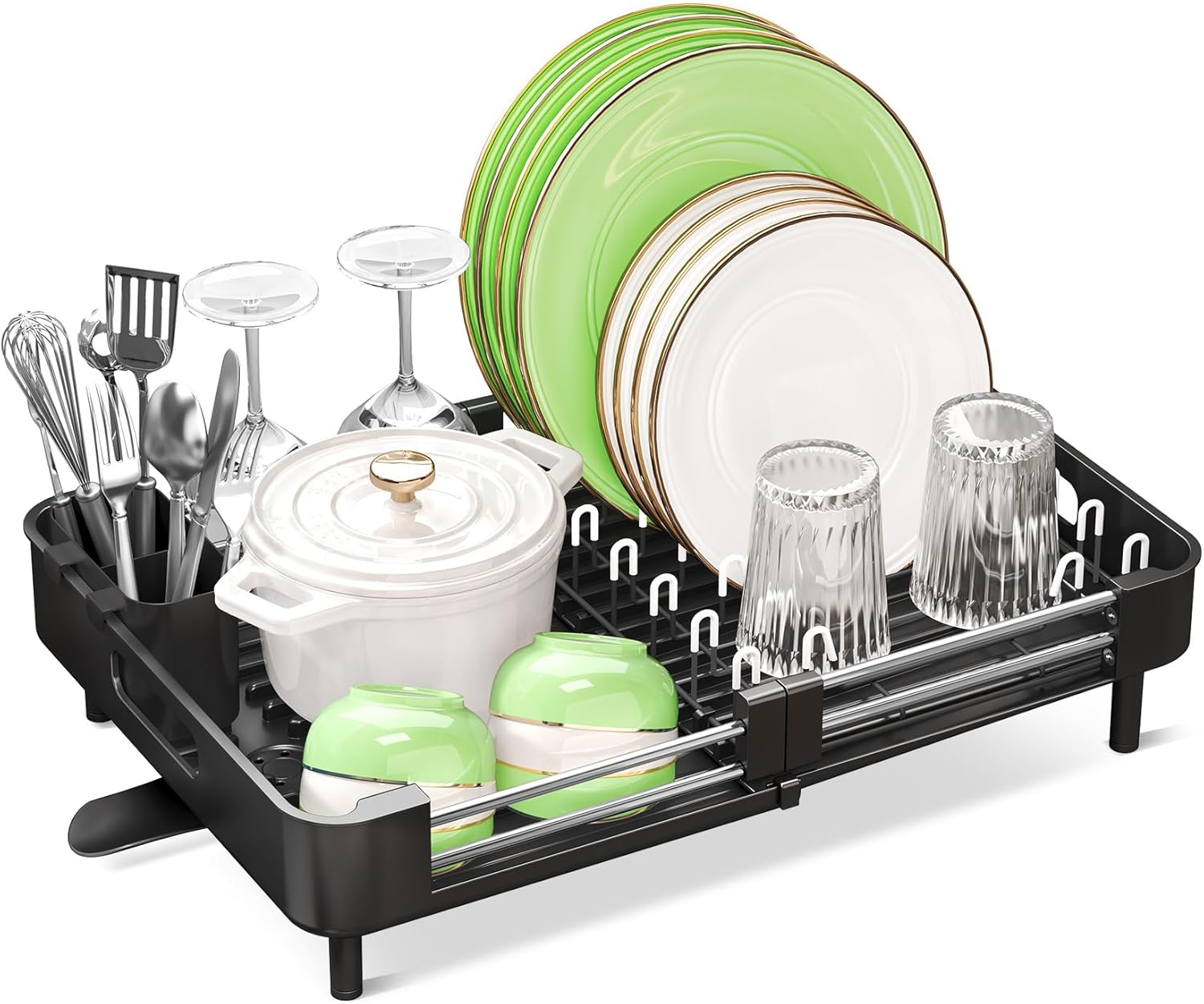SAYZH Dish Drainer, Kitchen Dish Drainer Rack, Exp...