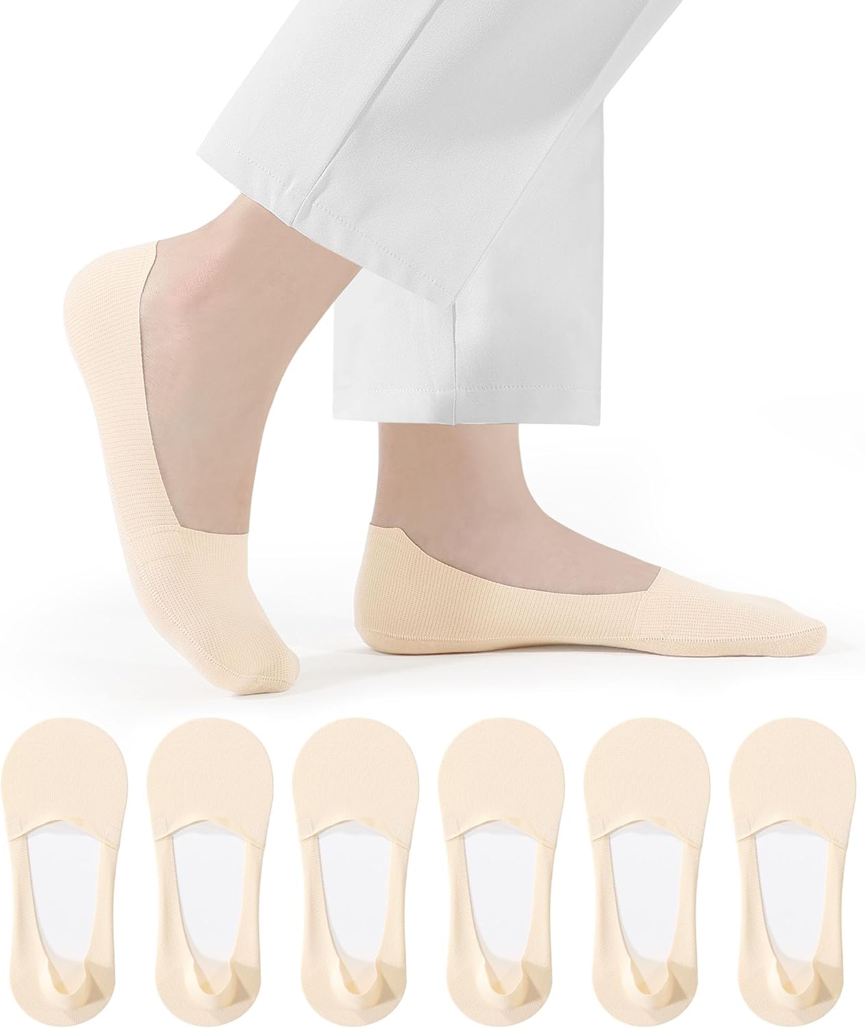 Closemate Women's Socks, Unique No Show Socks Ultra Low Cut, Special Invisible S...