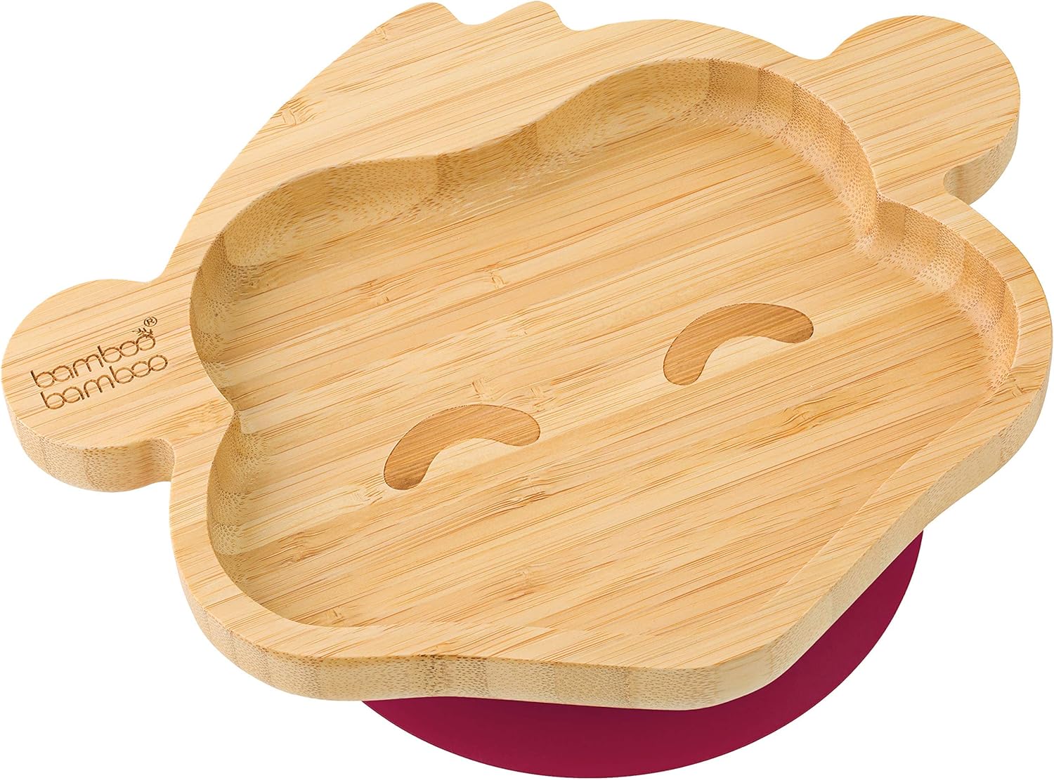 bamboo bamboo ® Baby Plate and Toddler Plate, Suction Plate for Feeding and Wean...