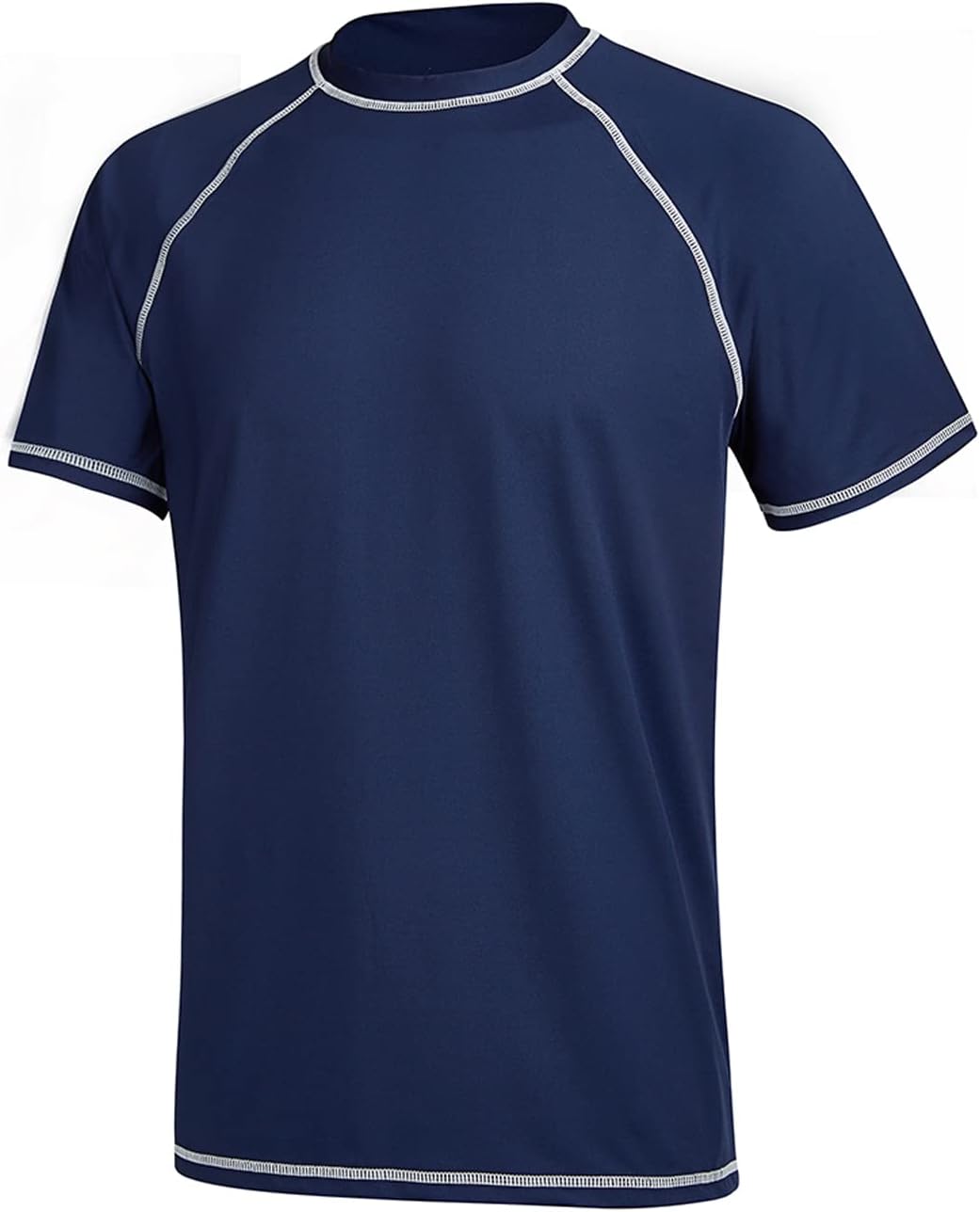 YuKaiChen Men's UPF 50, High-Quality Rash Guards, Special Short Sleeve Swim Shir...