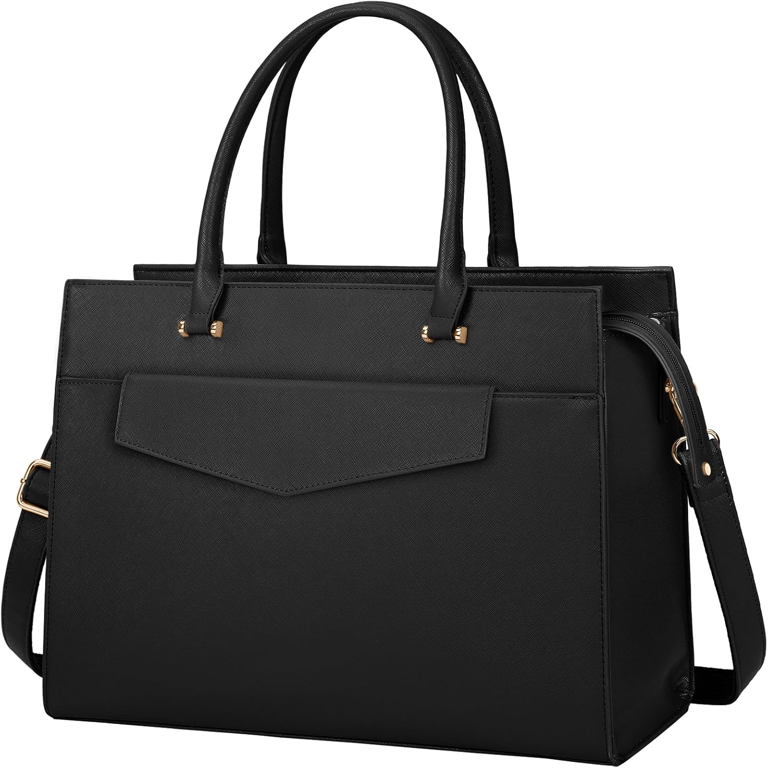 RAINSMORE Laptop Bags for Women 15.6 Inch Ladies Tote Bag Leather Designer Lapto...