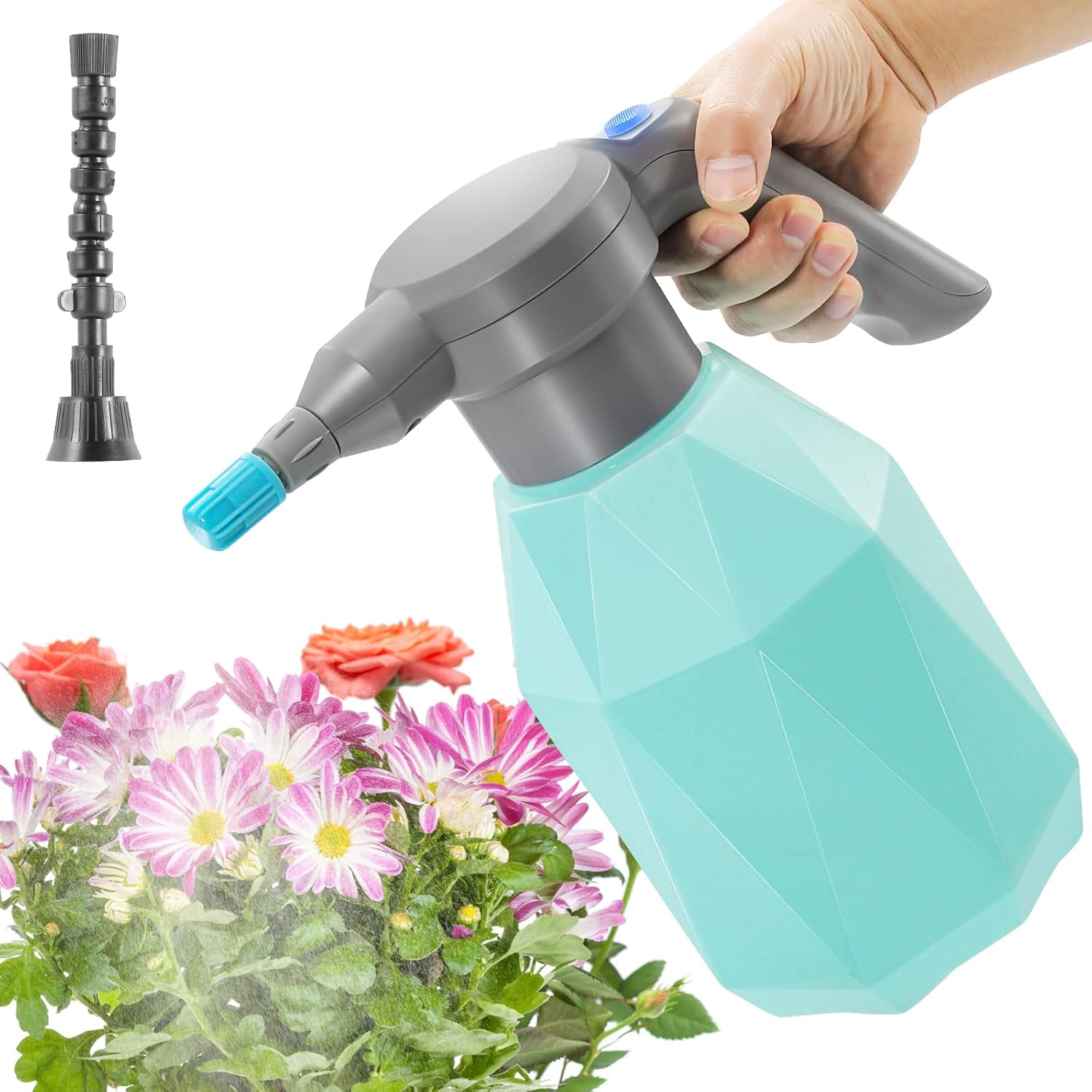 SYLSTAR Electric Spray Bottle Plant Mister for Indoor/Outdoor Plants, 2L Automat...