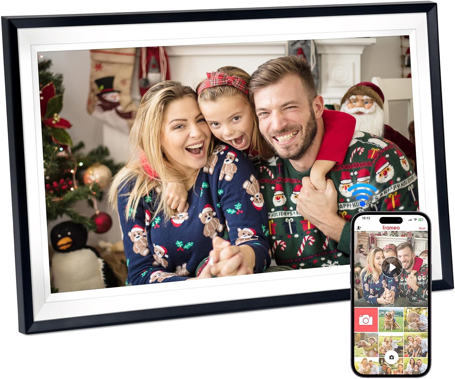 Hesmor Digital Photo Frame WiFi 15.6 inch - 1920x1...