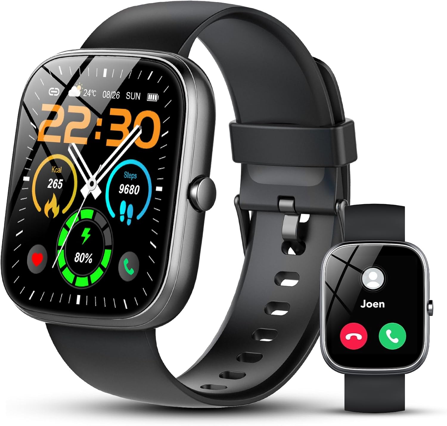 QXQ Smart Watch for Men Women(Answer/Make Call), 1.91" HD OGS Full Touch Screen,...