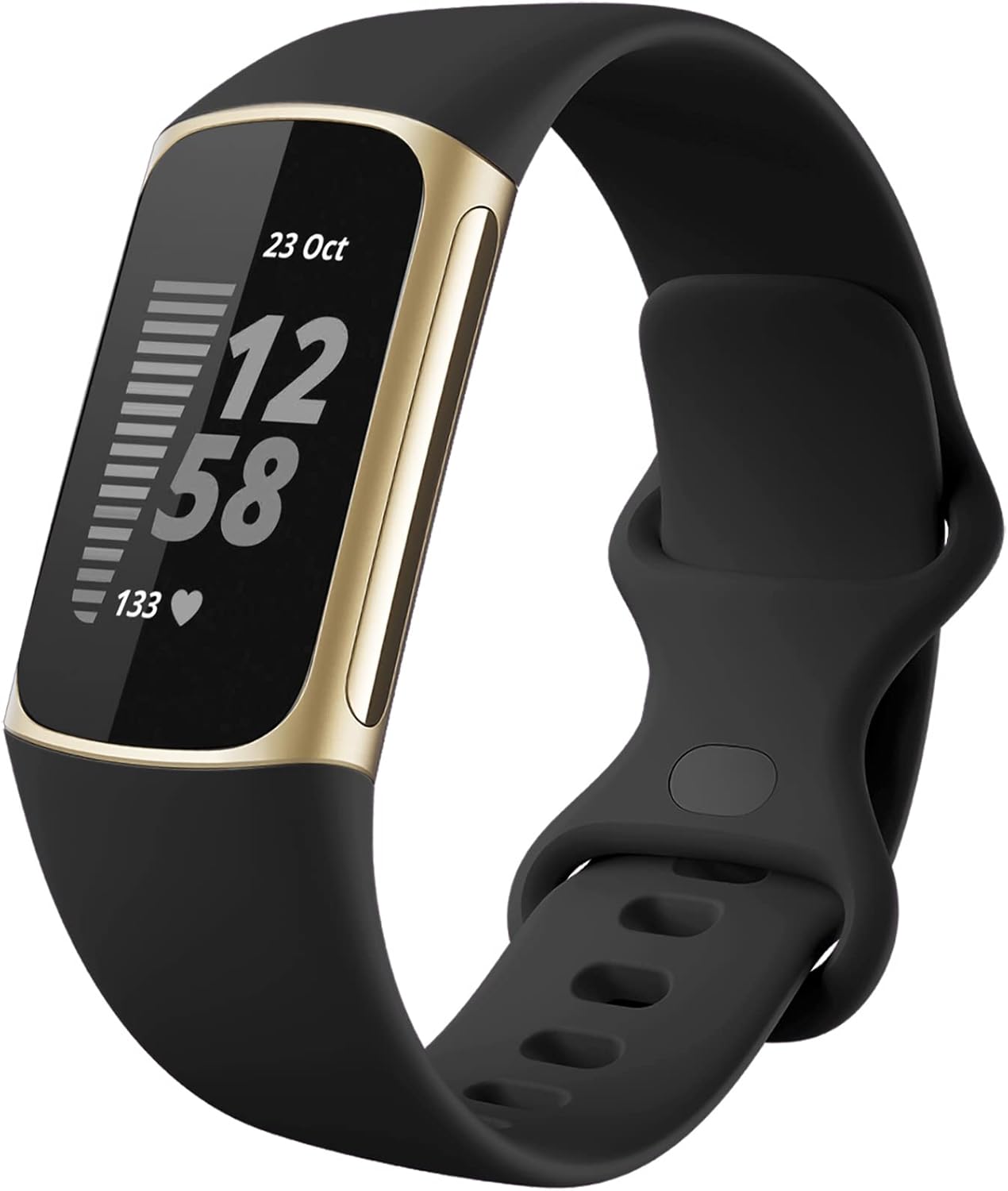Dirrelo Straps Compatible with Fitbit Charge 5 Strap for Women and Men, Soft TPU...