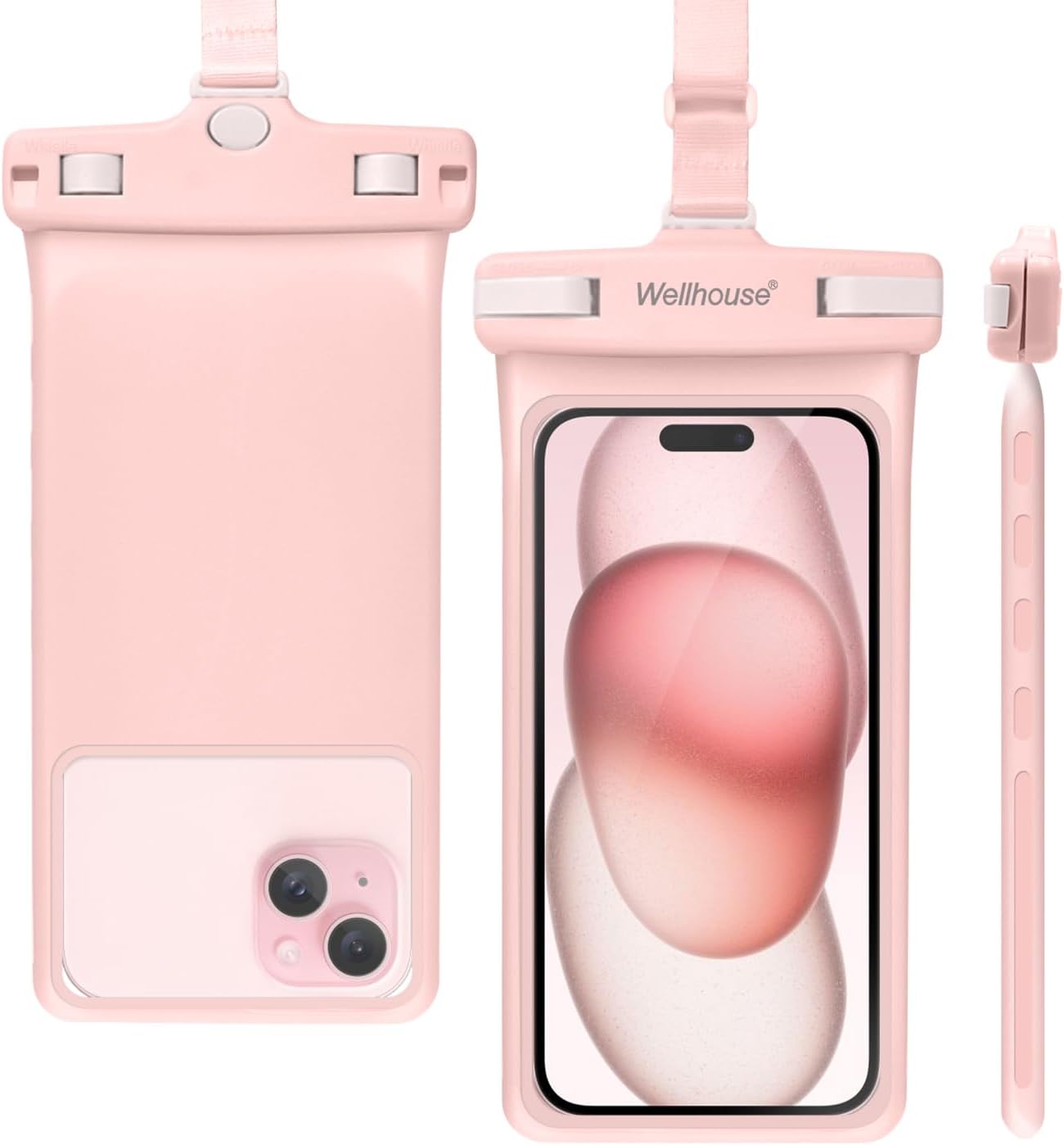 Wellhouse Waterproof Phone Pouch Case, Special 3D Stereoscopic Waterproof Cell P...