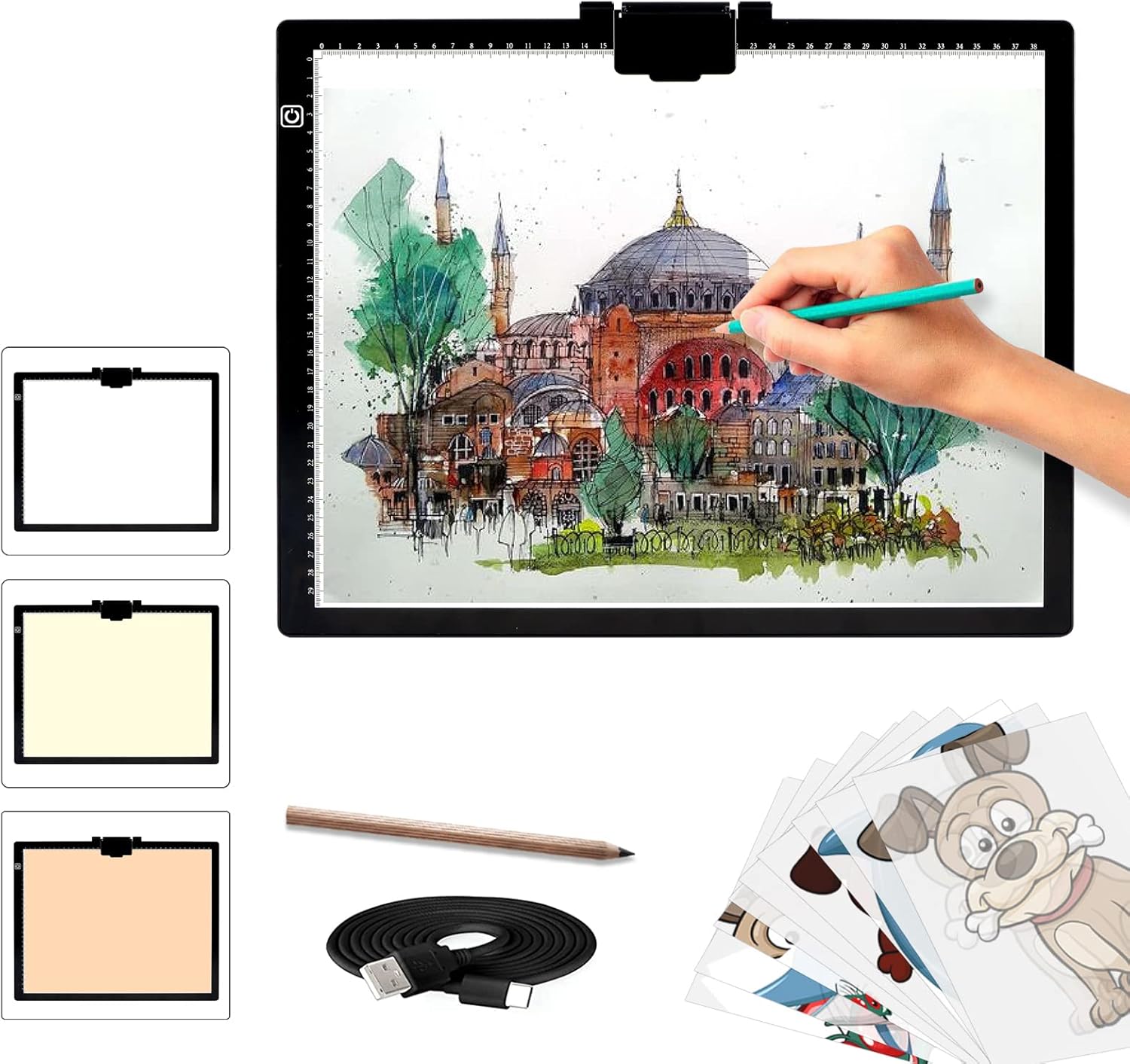 Elice A3 Light Box, Special Portable Dimmable Brightness Led Light Pad, Innovati...