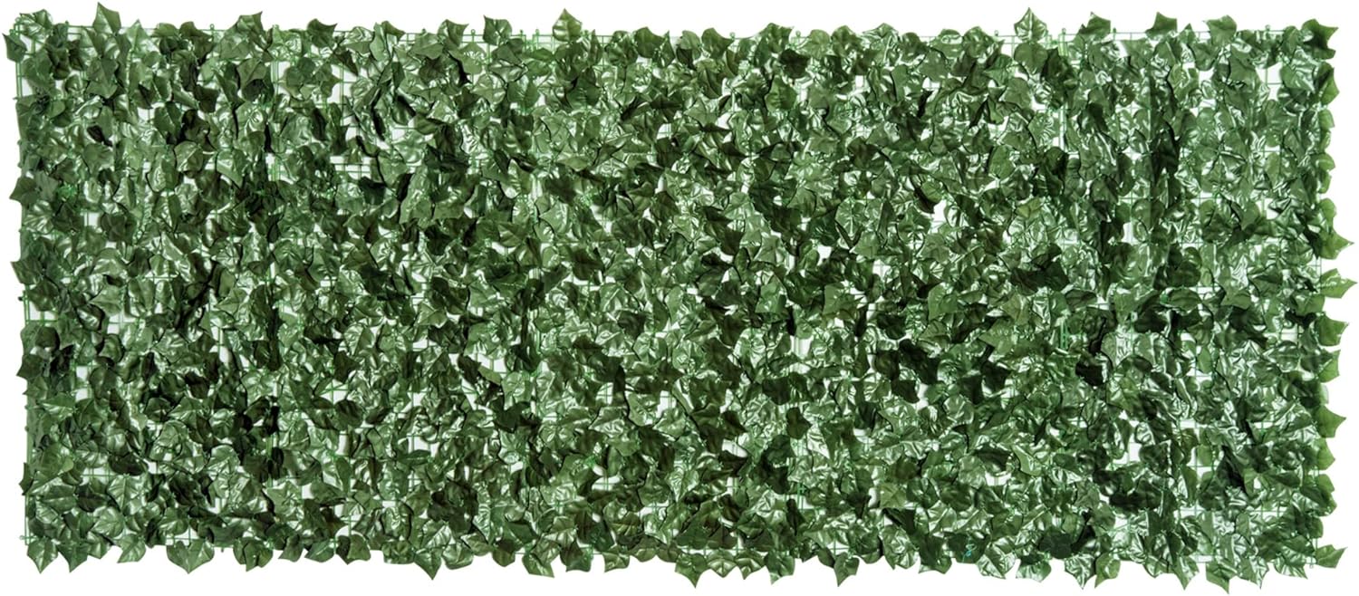 Outsunny 1-Piece Artificial Leaf Hedge Screen Priv...