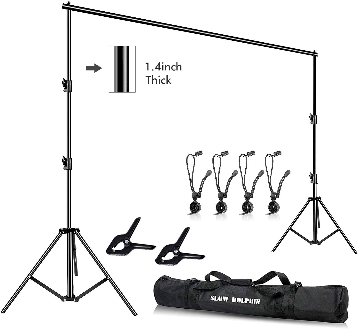SLOW DOLPHIN Photo Studio, Special Heavy Duty Adjustable Photography Backdrop St...