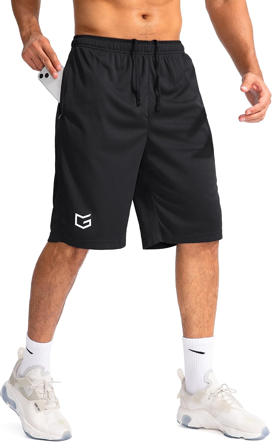G Gradual Men's Basketball Shorts, Special Lightweight Quick Dry 11" Long Shorts...