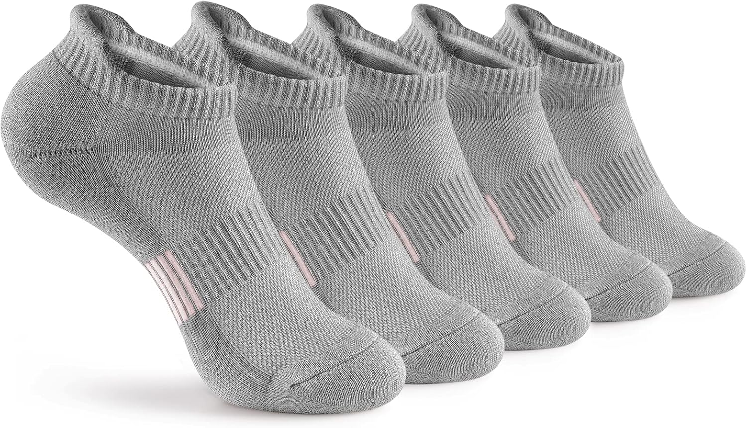 Gonii Ankle Socks Womens Running Athletic No Show Socks Cushioned 5-Pairs 10-12...