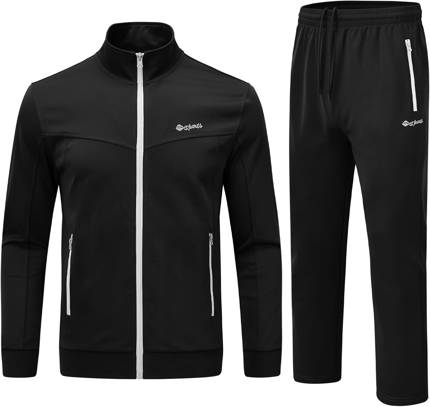 Rdruko Men's Tracksuit, Special Sweatsuit 2 Piece Set, Innovative Athletic Joggi...