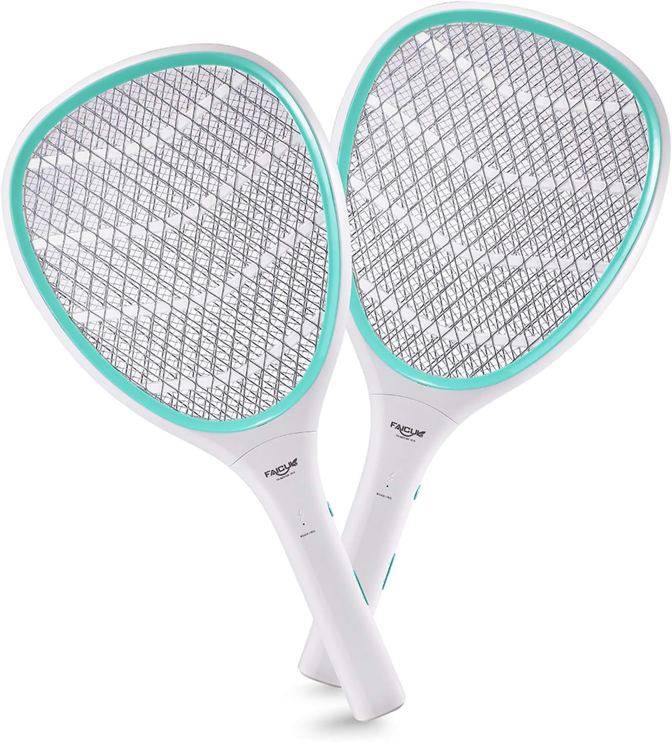 Faicuk 2 Pack Bug Zapper Racket Electric Fly Swatter 2Pack