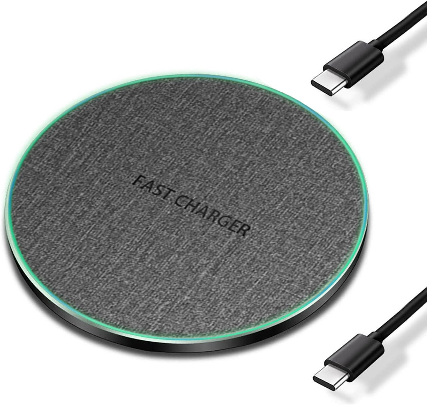 20W Fast Wireless Charger Pad,Wireless Charging Station Compatible with Apple iP...