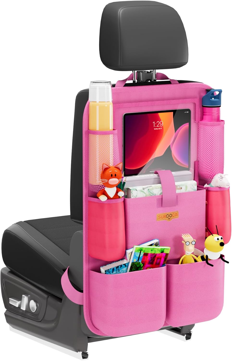 SURDOCA Car Organiser Car Seat Organiser - 4th Generation Enhanced Car Organiser...