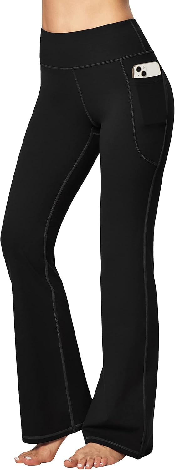**Original Title:** Heathyoga Women's Yoga Pants with Pockets for Women Bootcut...