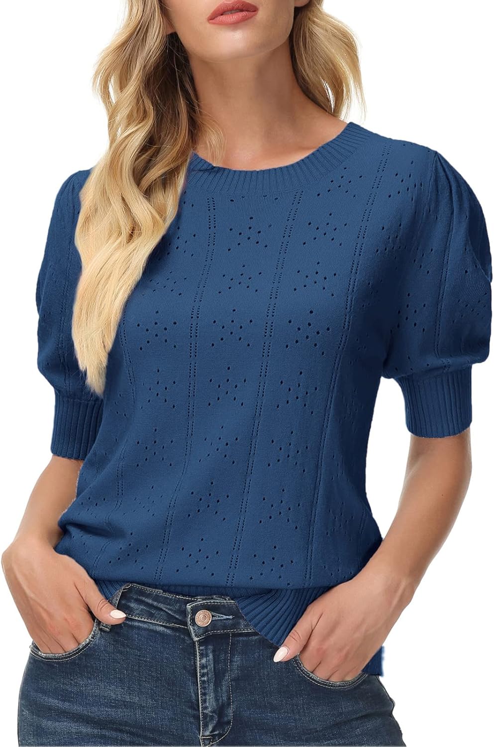 GRACE KARIN Womens Lightweight Sweater, Special Thin Pullover for Summer, Innova...
