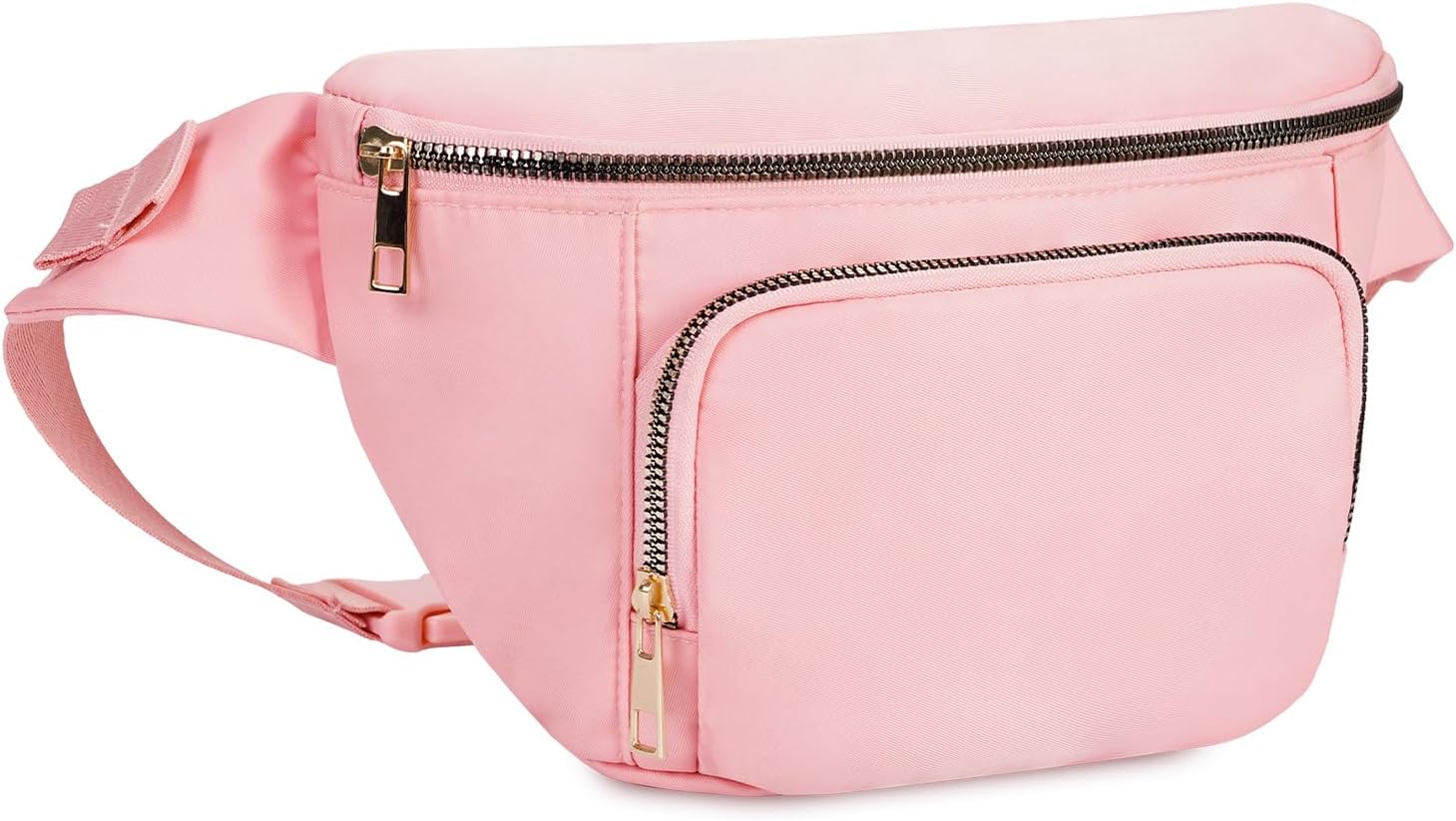 Bum Bag with Extender Strap Ladies Fanny Waist Pack with Three Pockets Waist Bag...
