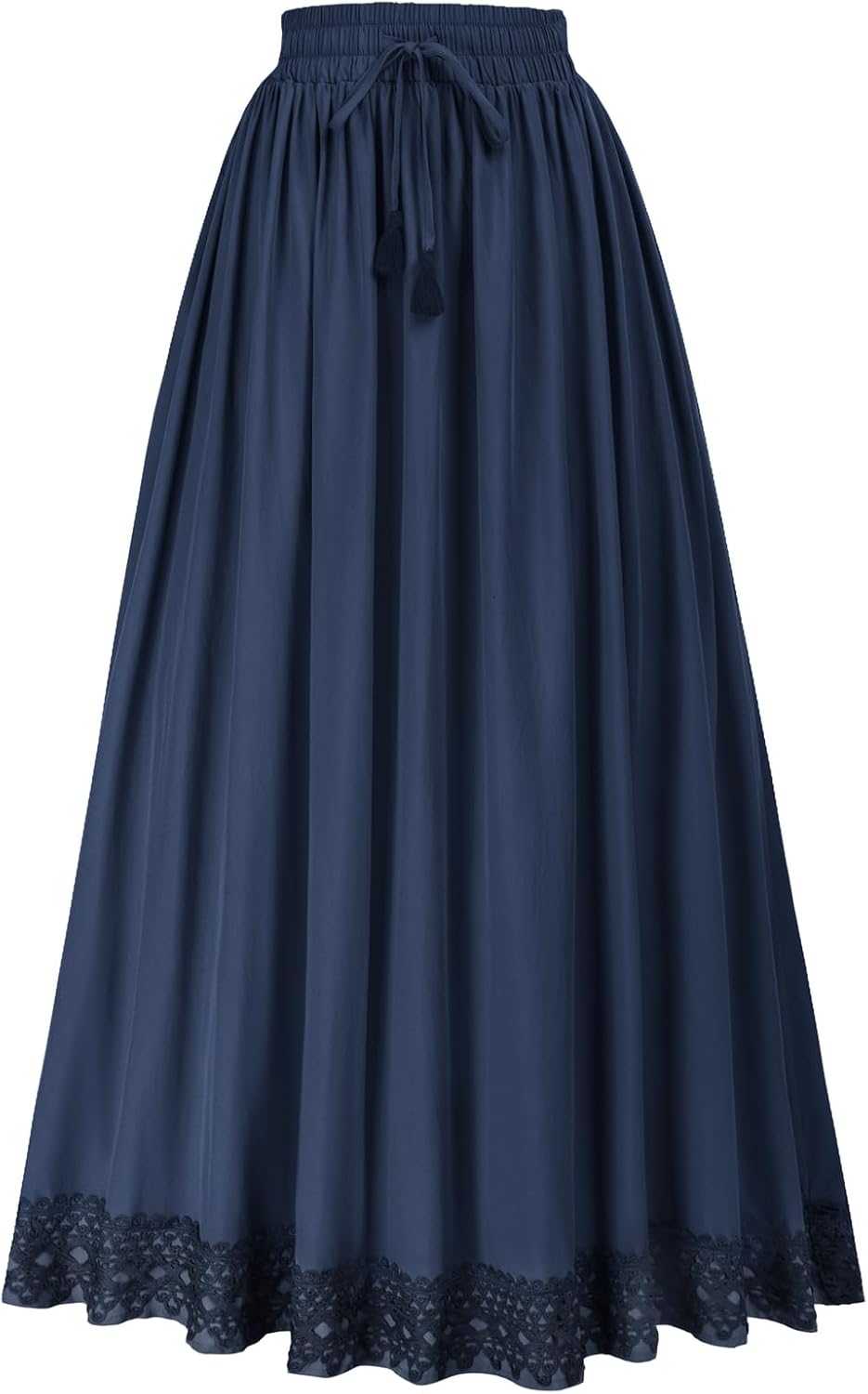 Scarlet Darkness Long Maxi Skirts for Women, Special Elastic High Waist Drawstri...