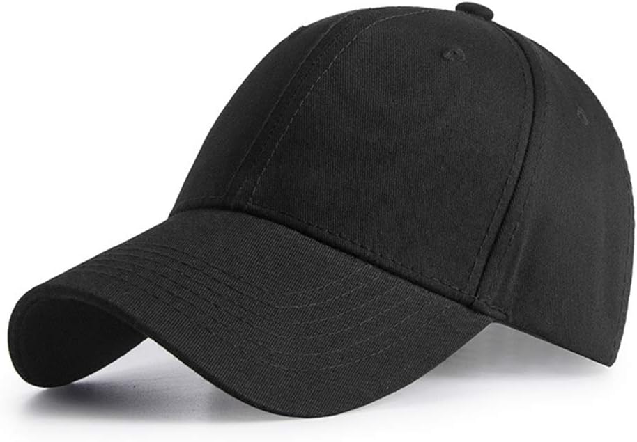 HGDGears Plain Baseball Cap Snapback for Men - Classic 6 Panel Adjustable Sport...