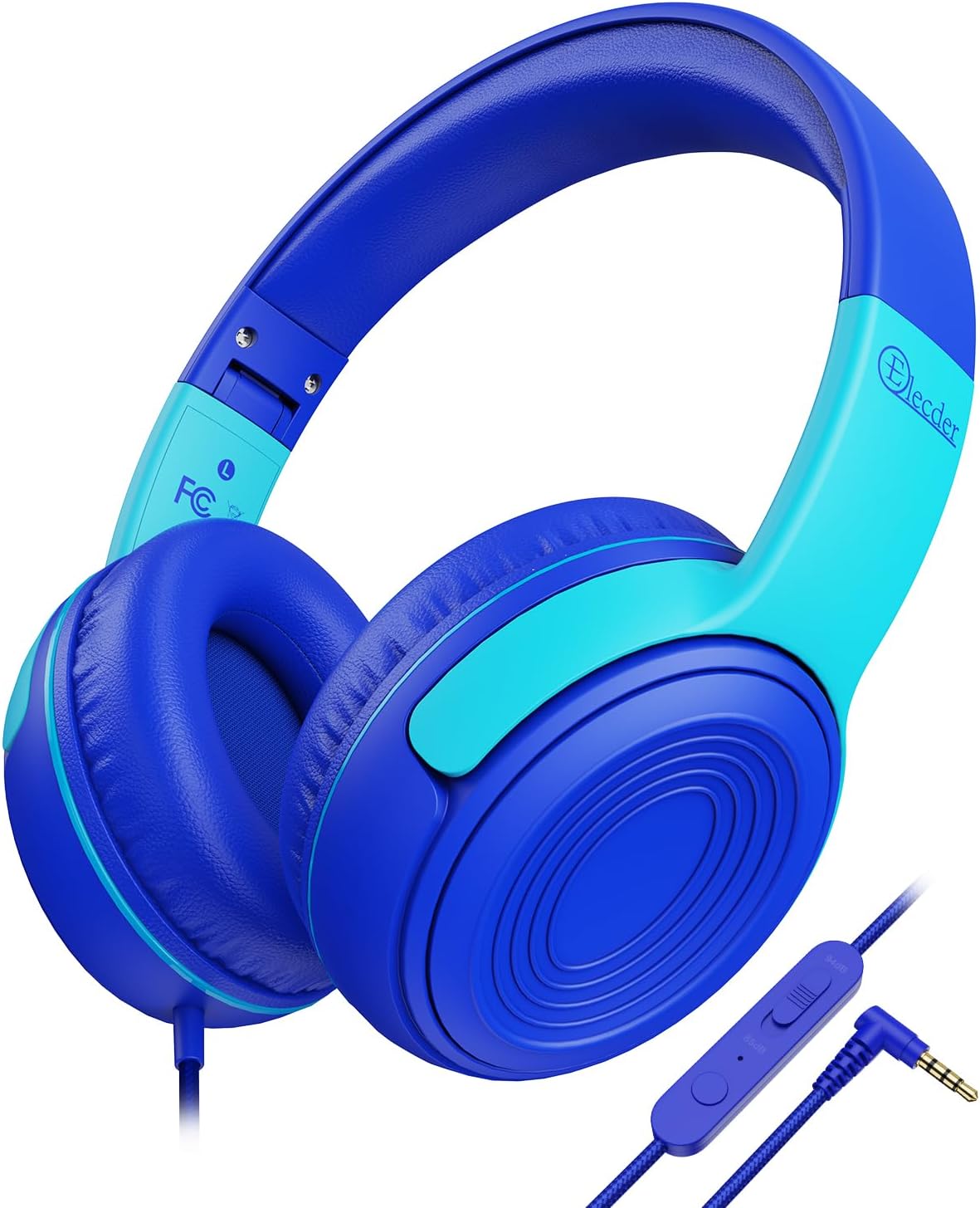ELECDER Kids Headphones, S8 Wired Headphones for Kids with Microphone for Boys G...