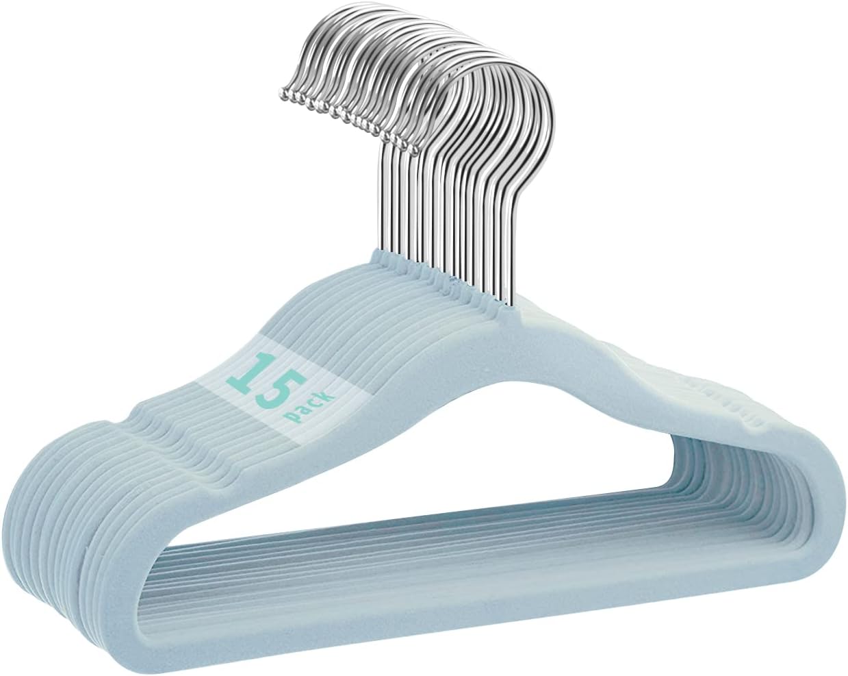 MangoKit Baby Hangers Non-Slip Baby Velvet Hangers, Infant and Toddler Coat Hang...