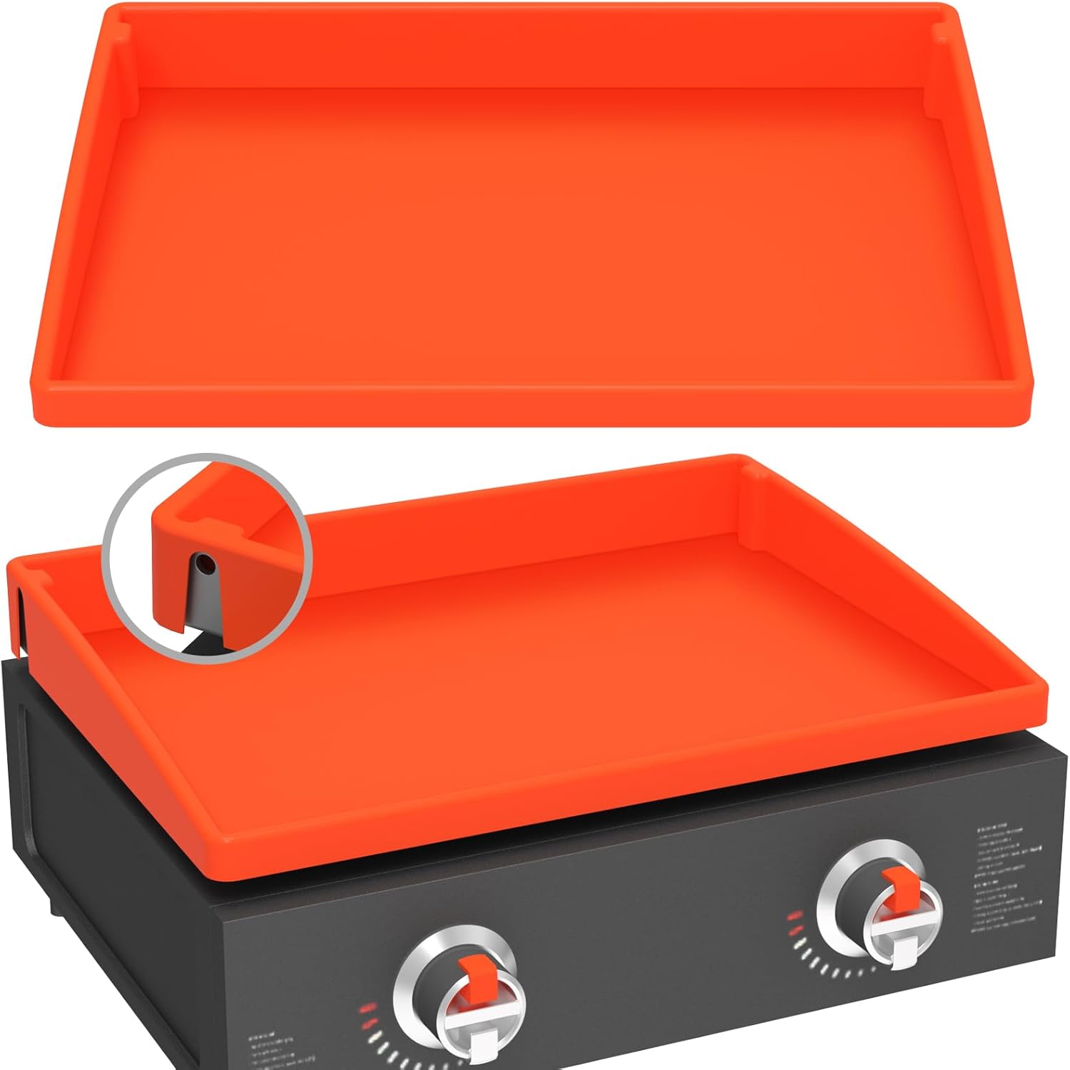 Silicone Griddle Mat Cover for Blackstone - 22 Inch True All-Encompassing Covera...